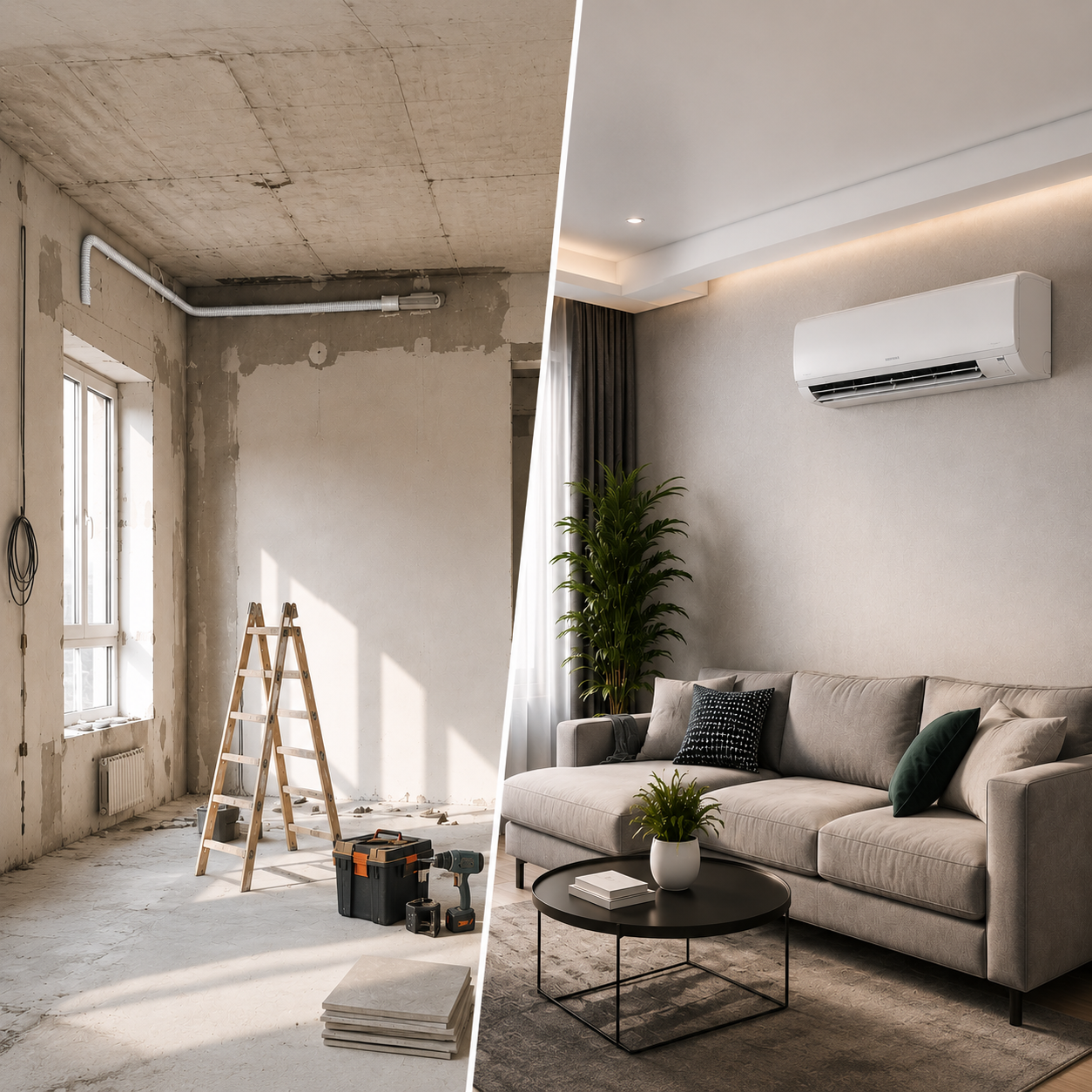 Air Conditioner Installation: Before or After Renovation?